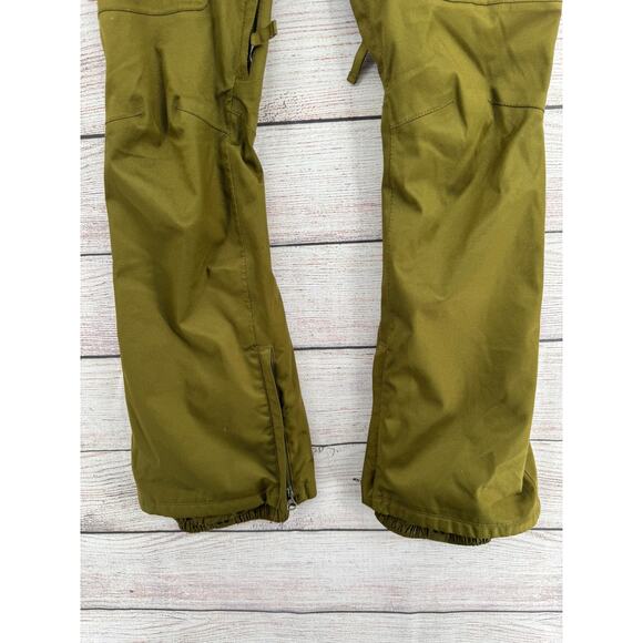 Burton DryRide Bootcut Snowboard Ski Pants Womens XS Green Cargo - Picture 6 of 9